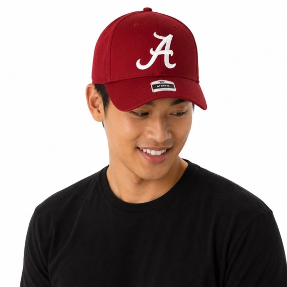 Alabama Crimson‎ Tide Fan Favorite Adjustable Hat Crimson Red SEC Sporty 78-05